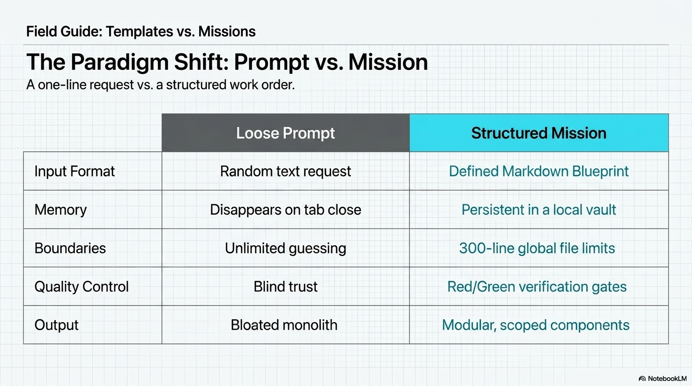 Next.js Dashboard Templates vs. Claude Code Mission Blueprints