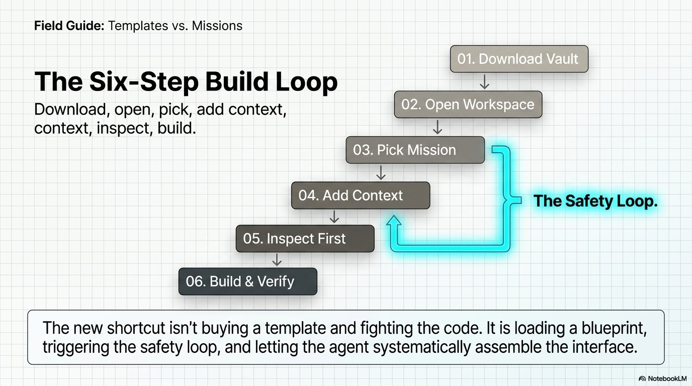 The six-step AI build loop